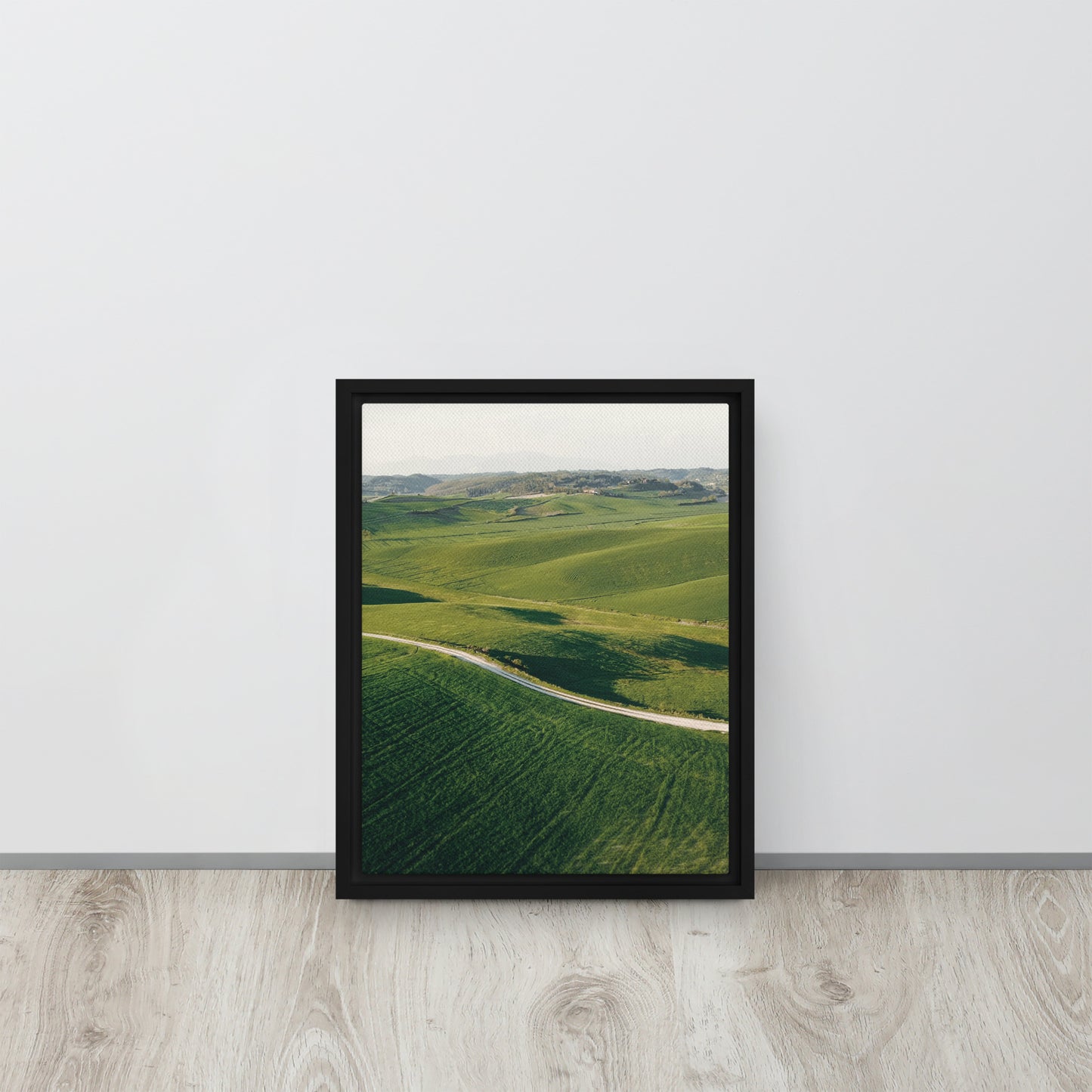 COUNTRY PEACE. Framed canvas