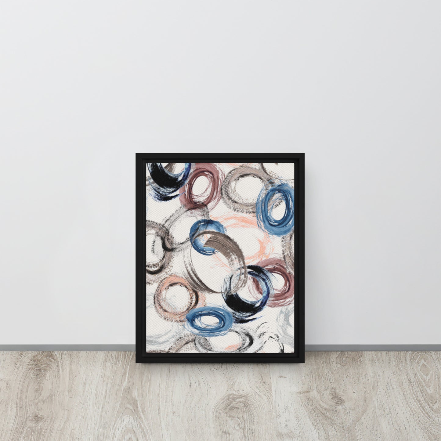 CIRCLES. Framed canvas