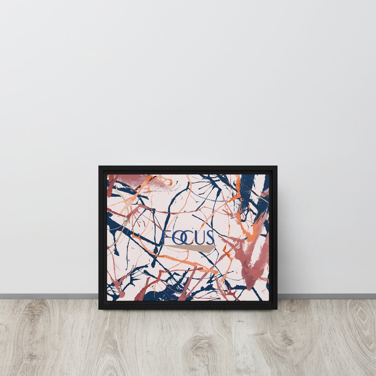 FOCUS. Framed canvas