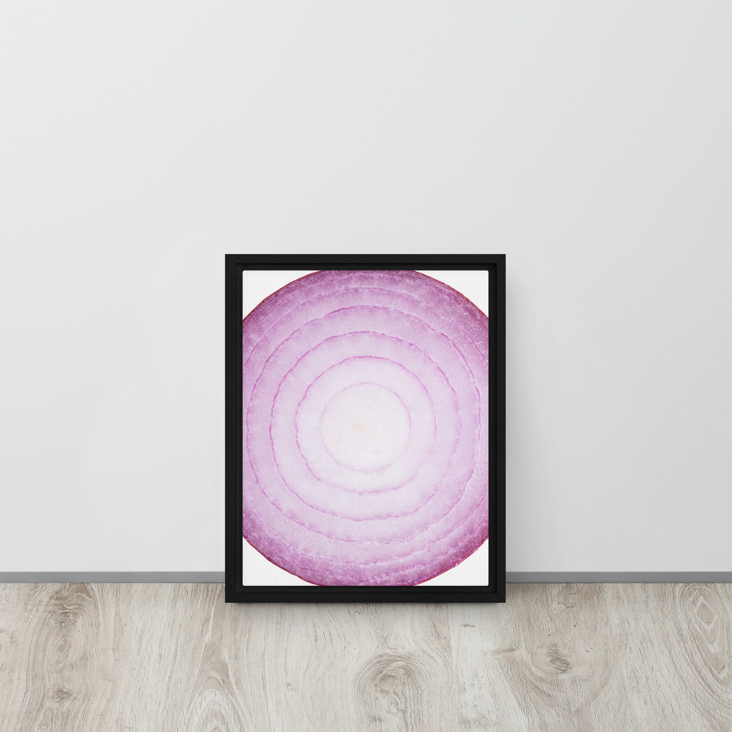 ONION. Framed canvas