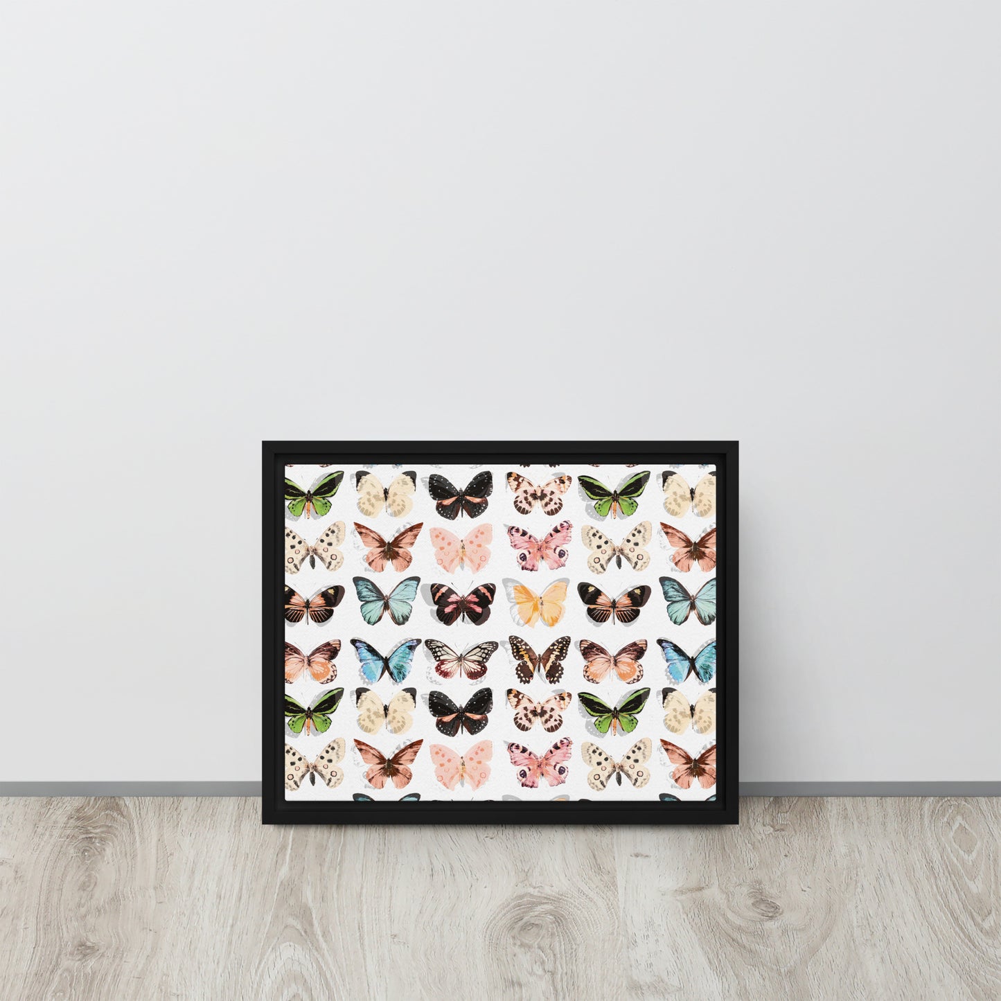 Butterfly. Framed canvas