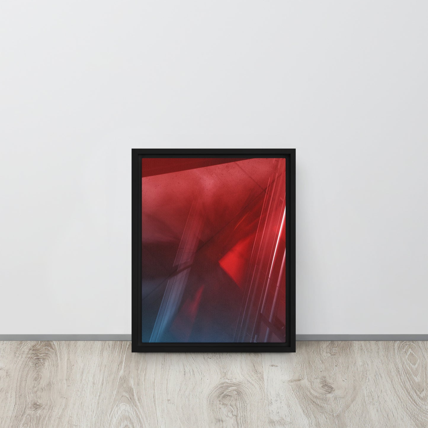 Fire & Ice. Framed canvas