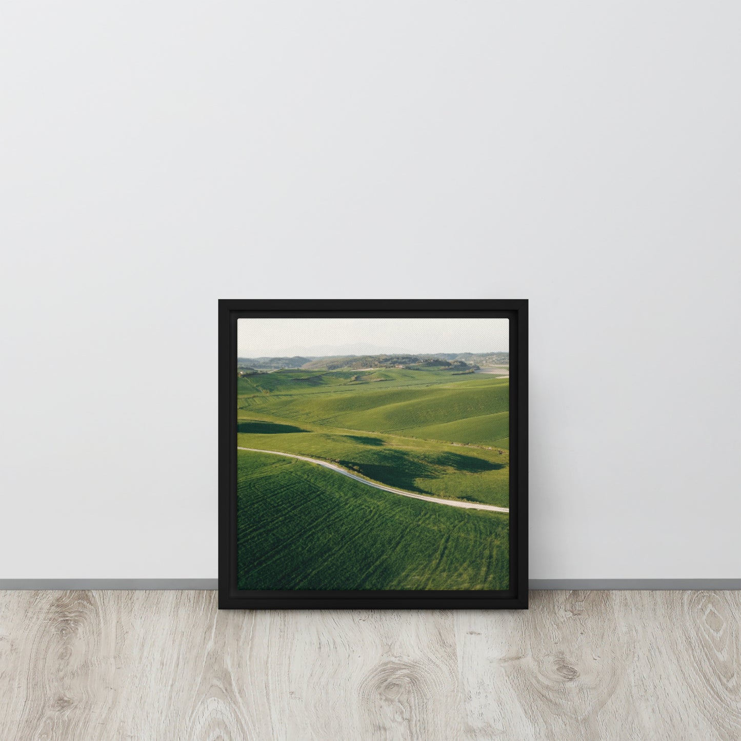 COUNTRY PEACE. Framed canvas