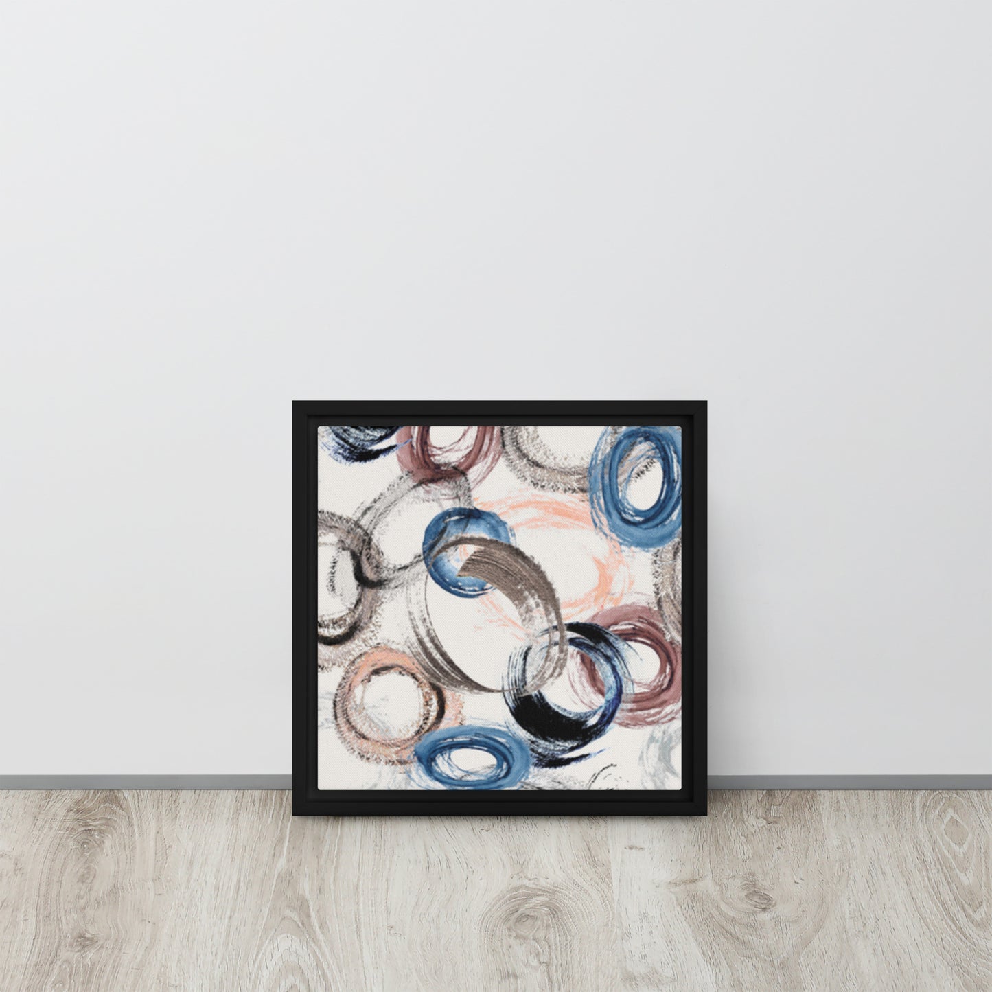 CIRCLES. Framed canvas