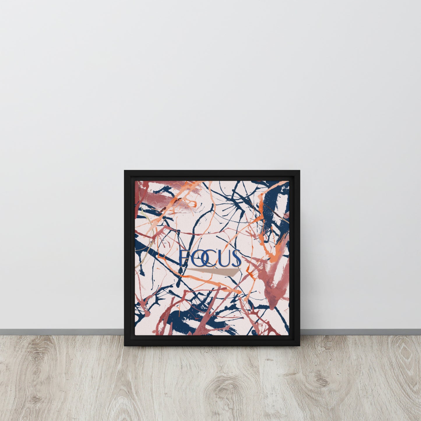 FOCUS. Framed canvas