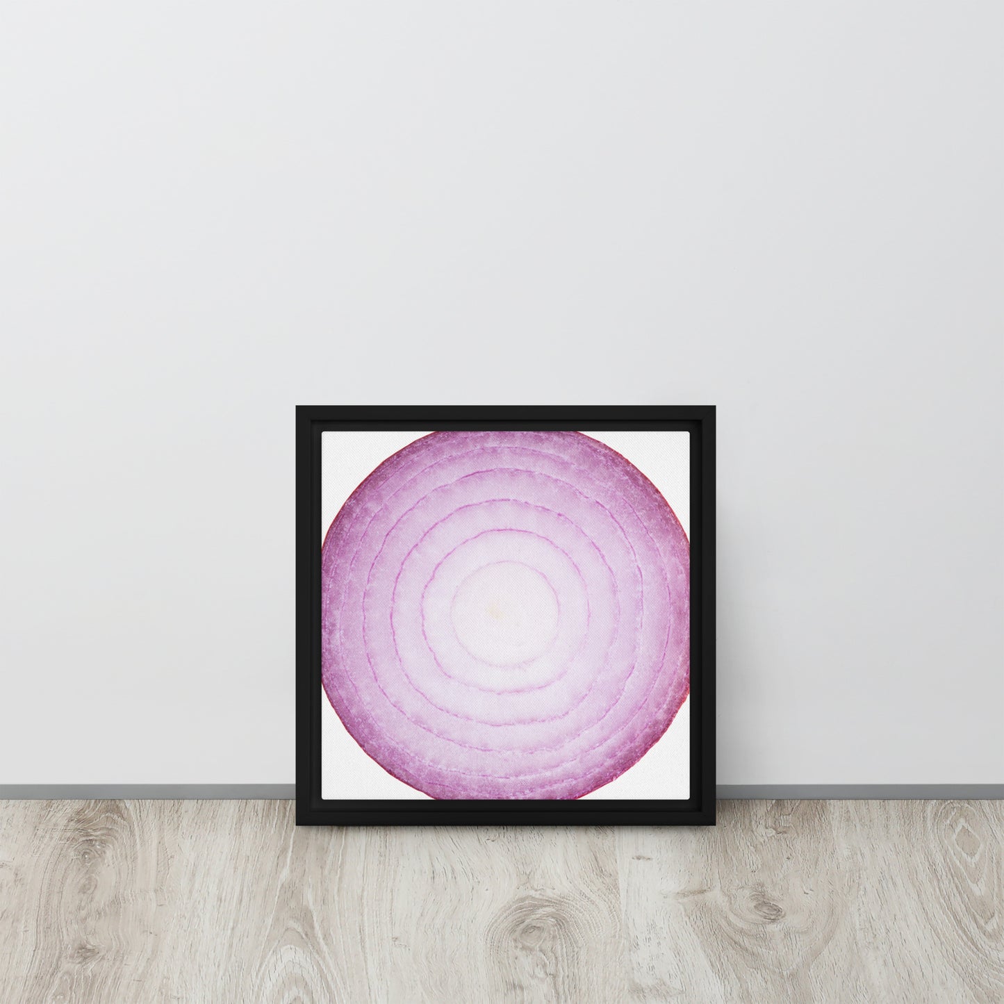 ONION. Framed canvas