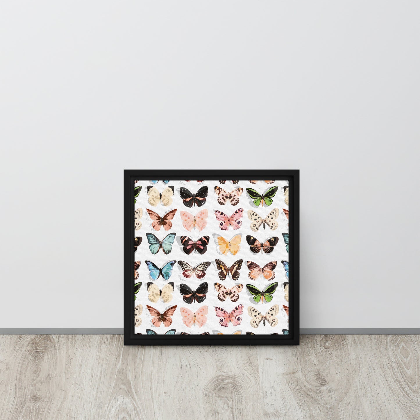 Butterfly. Framed canvas