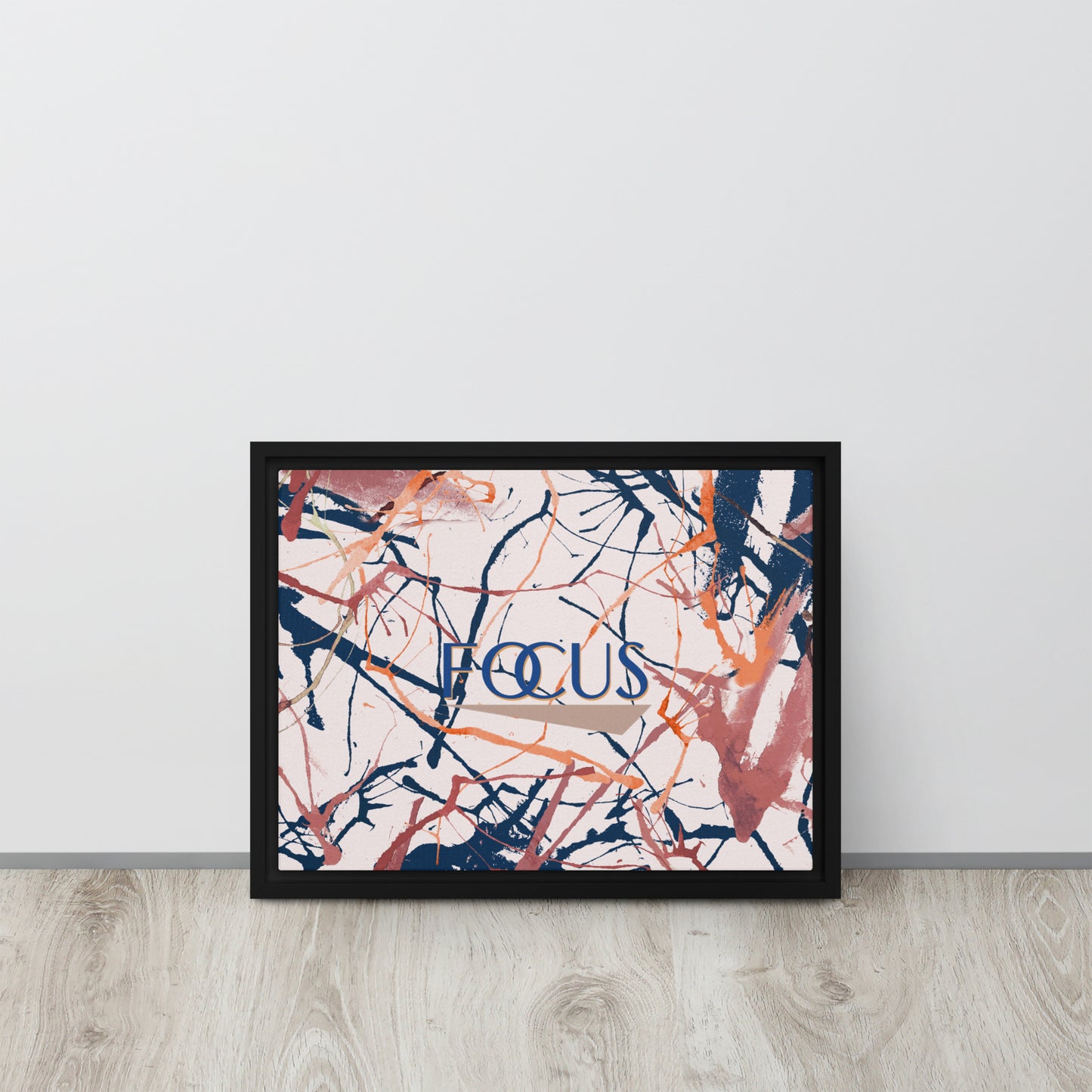 FOCUS. Framed canvas