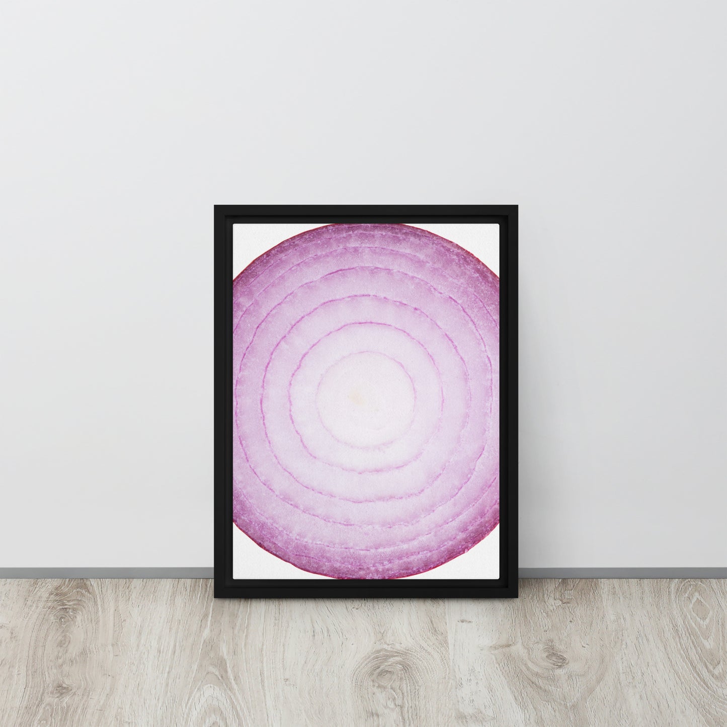 ONION. Framed canvas