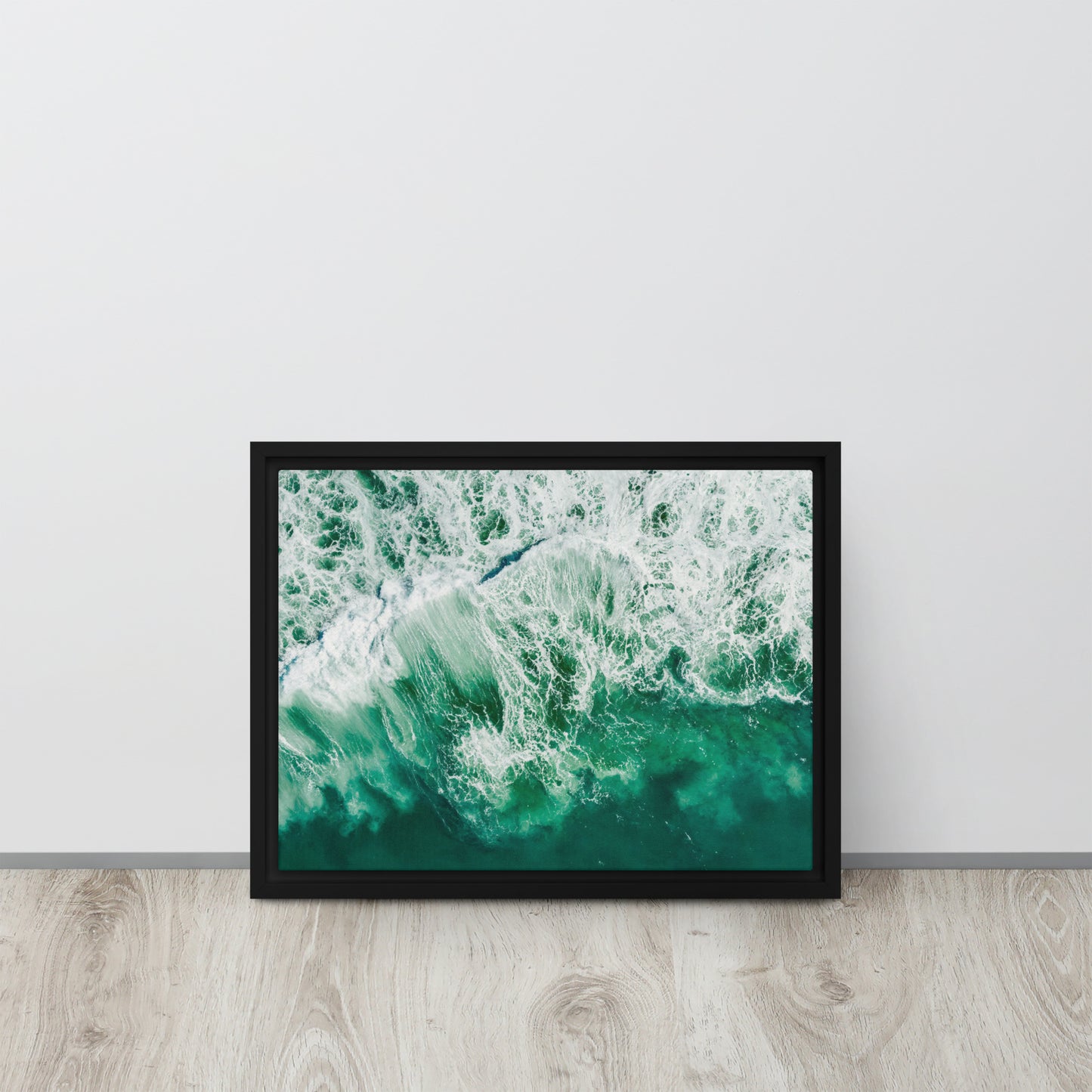 Ocean Waves. Framed canvas