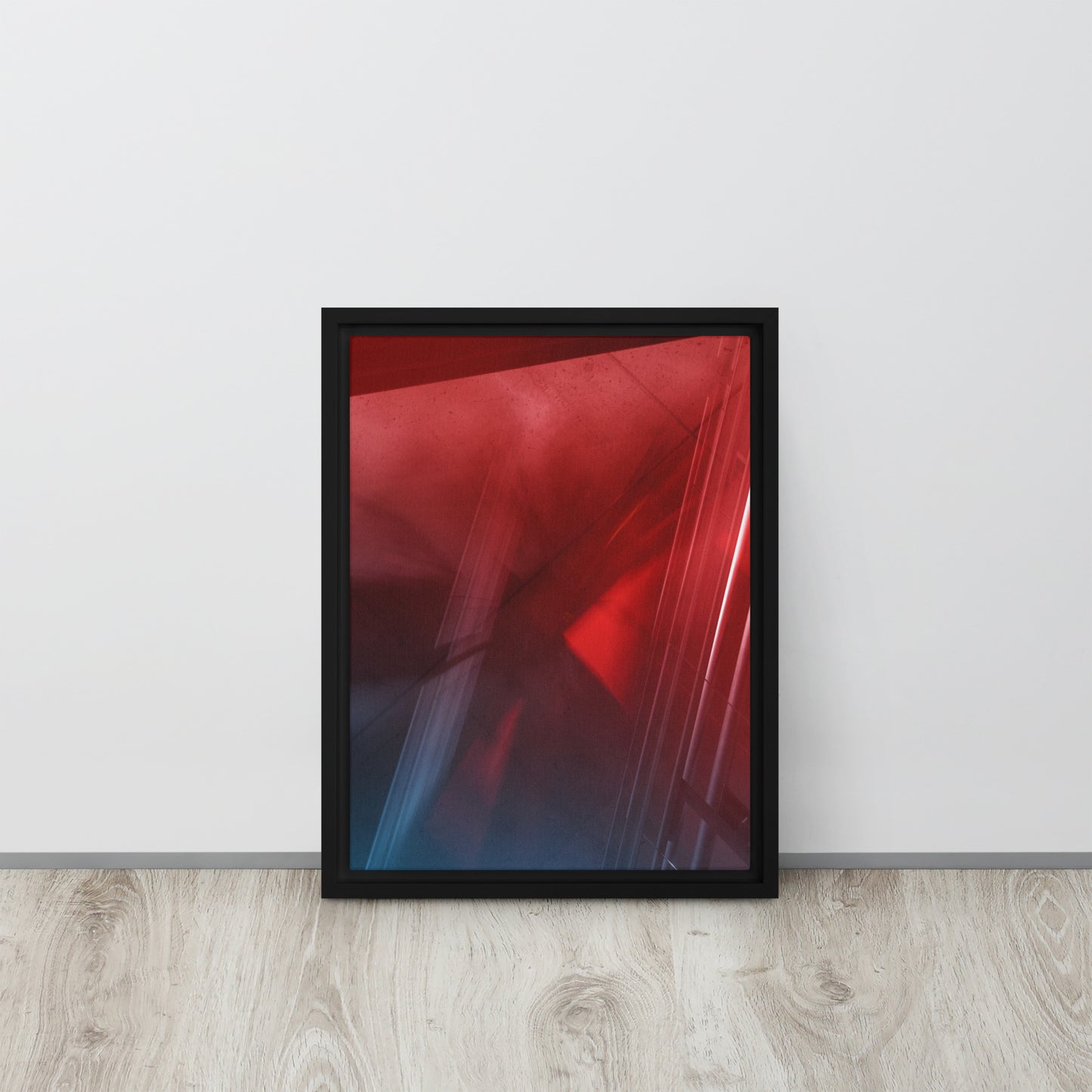 Fire & Ice. Framed canvas