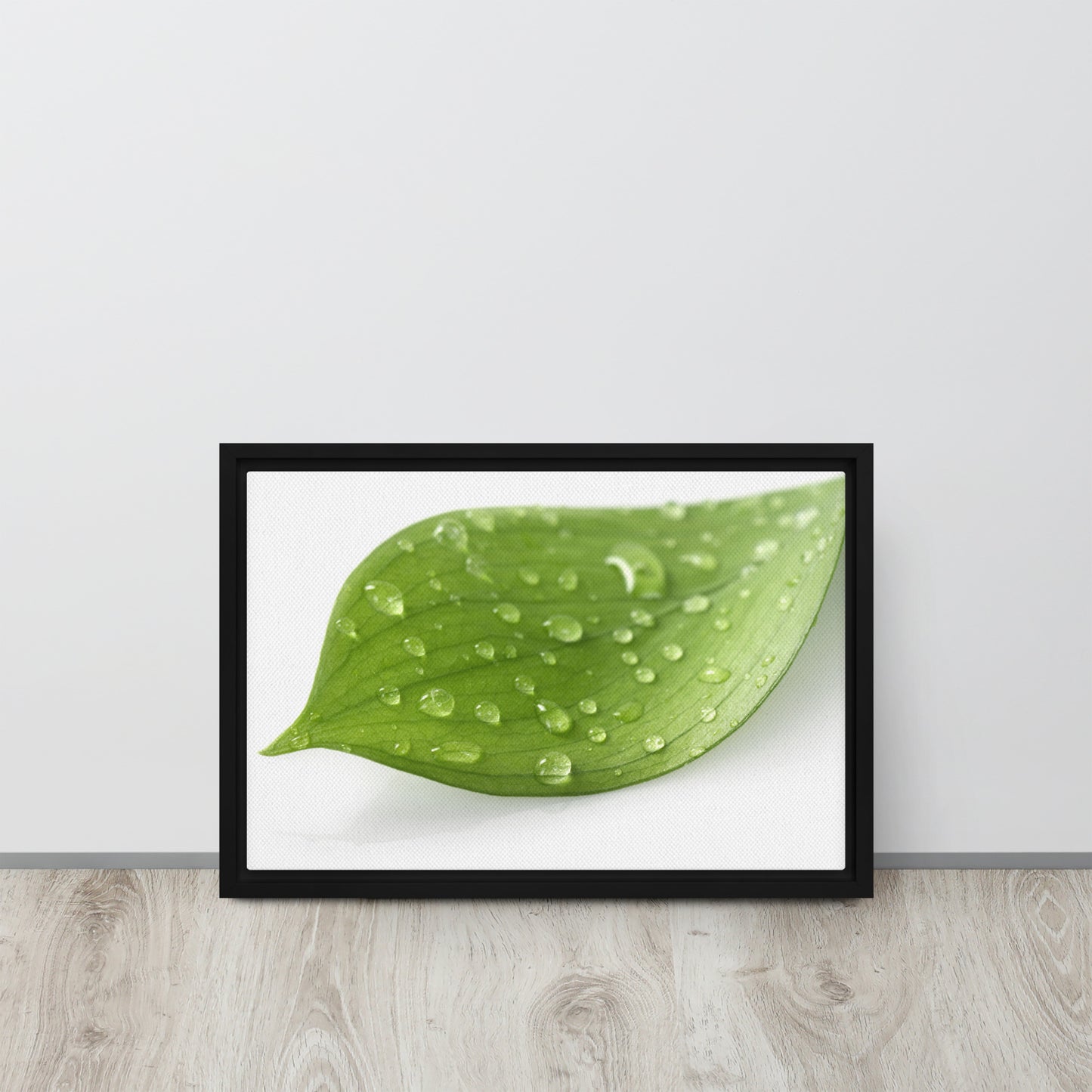 LEAF. Framed canvas