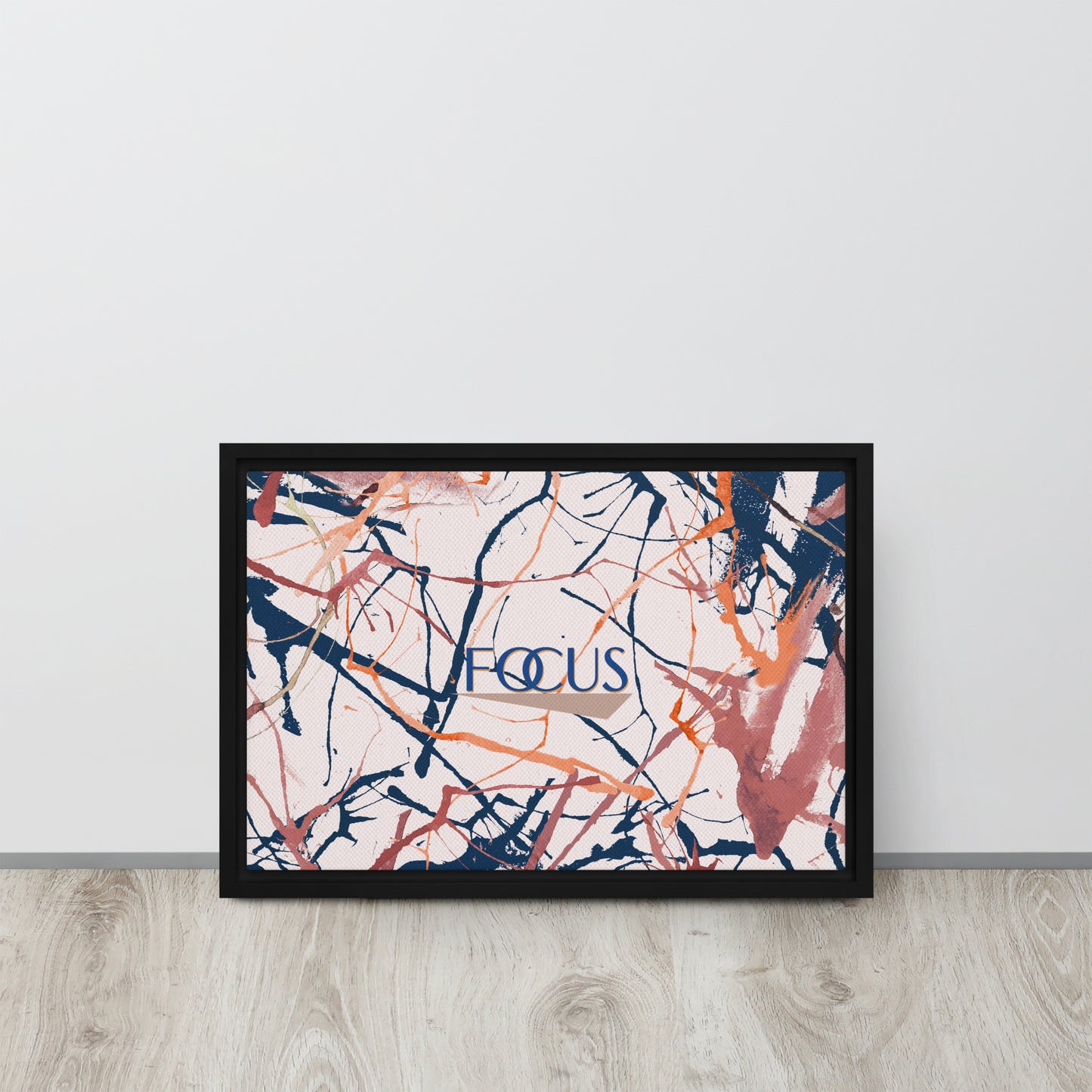 FOCUS. Framed canvas