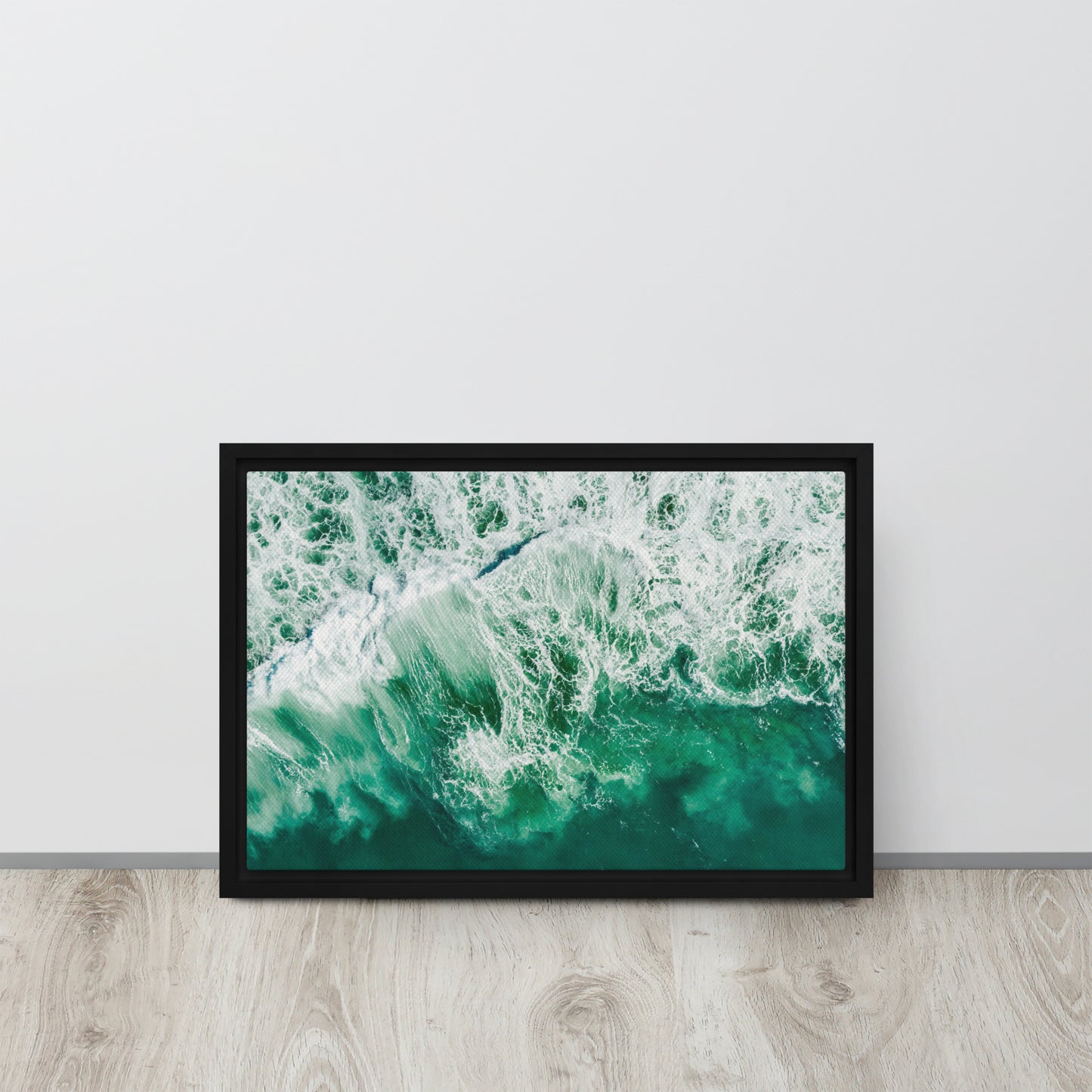 Ocean Waves. Framed canvas