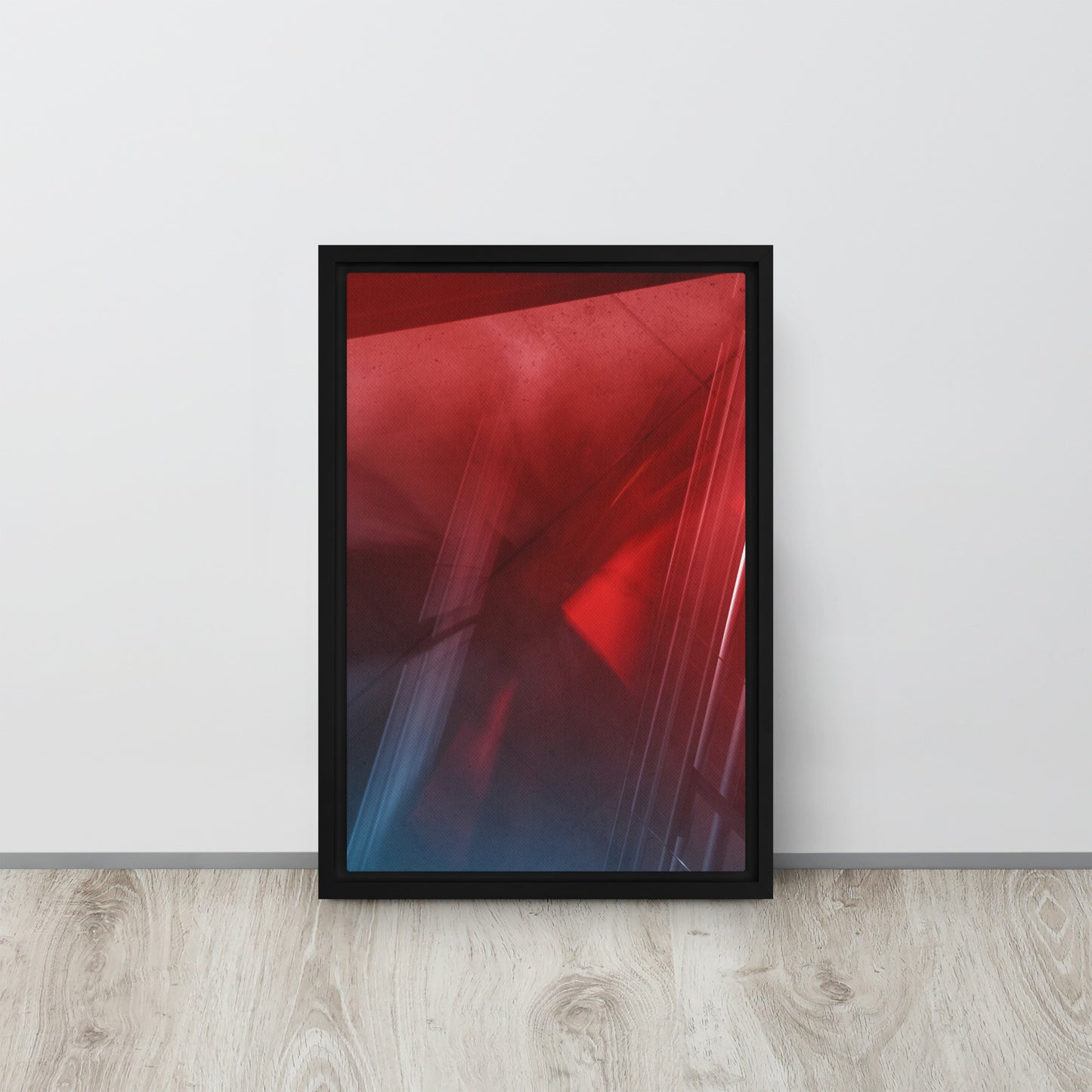 Fire & Ice. Framed canvas