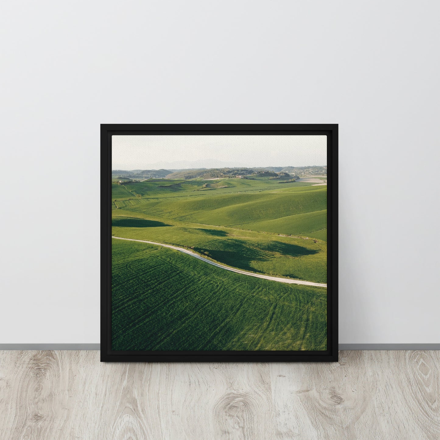 COUNTRY PEACE. Framed canvas