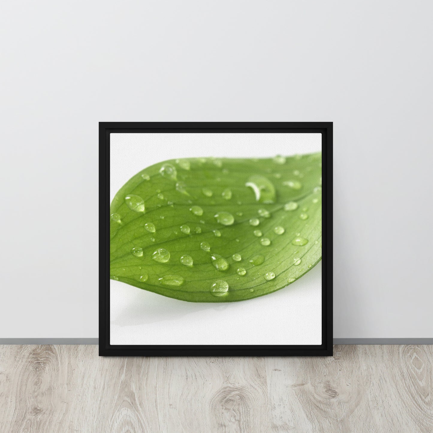 LEAF. Framed canvas