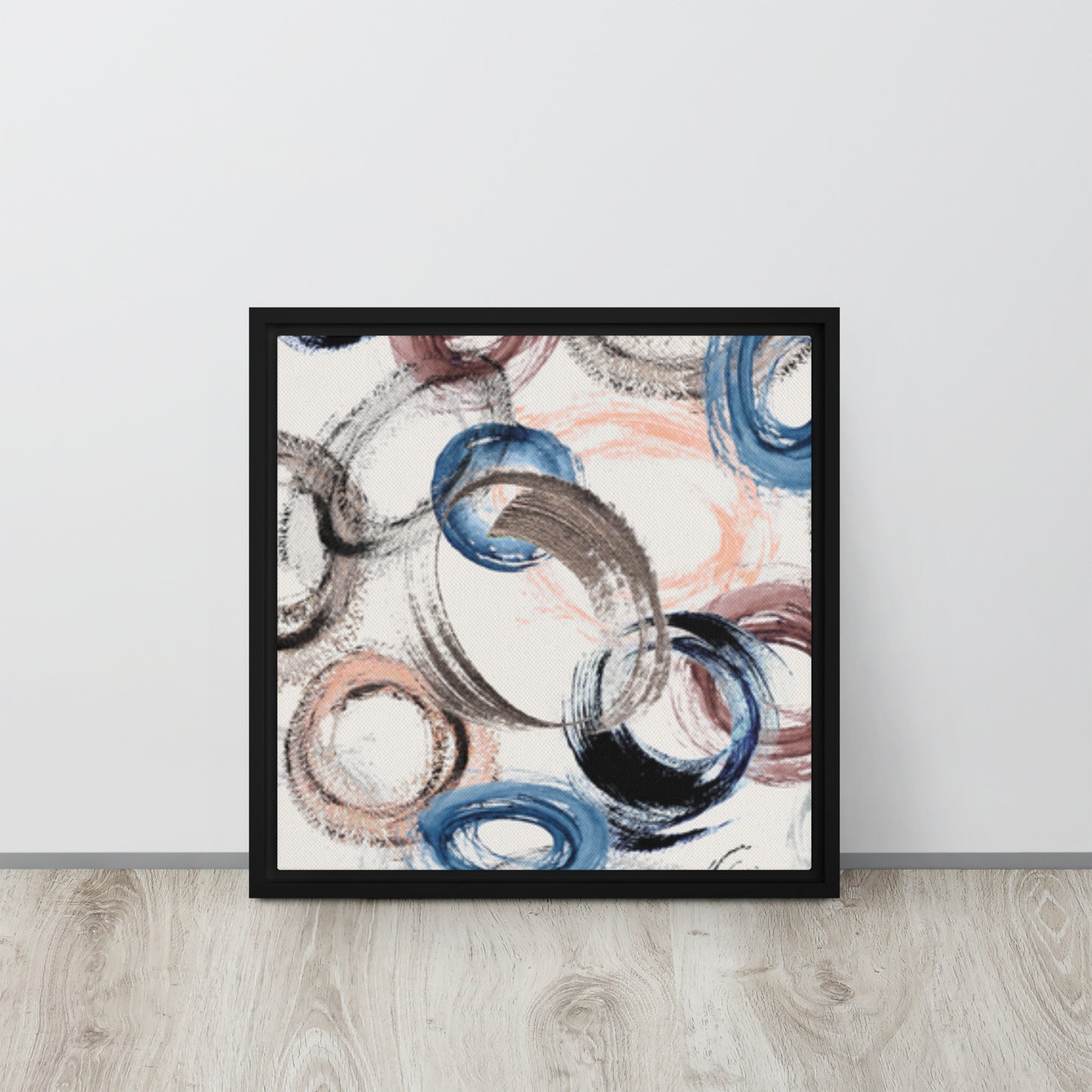 CIRCLES. Framed canvas