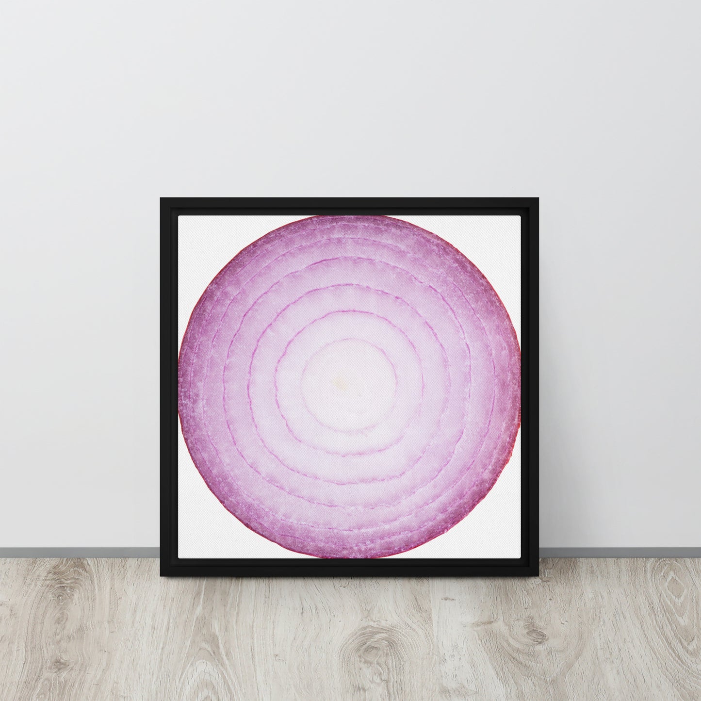 ONION. Framed canvas