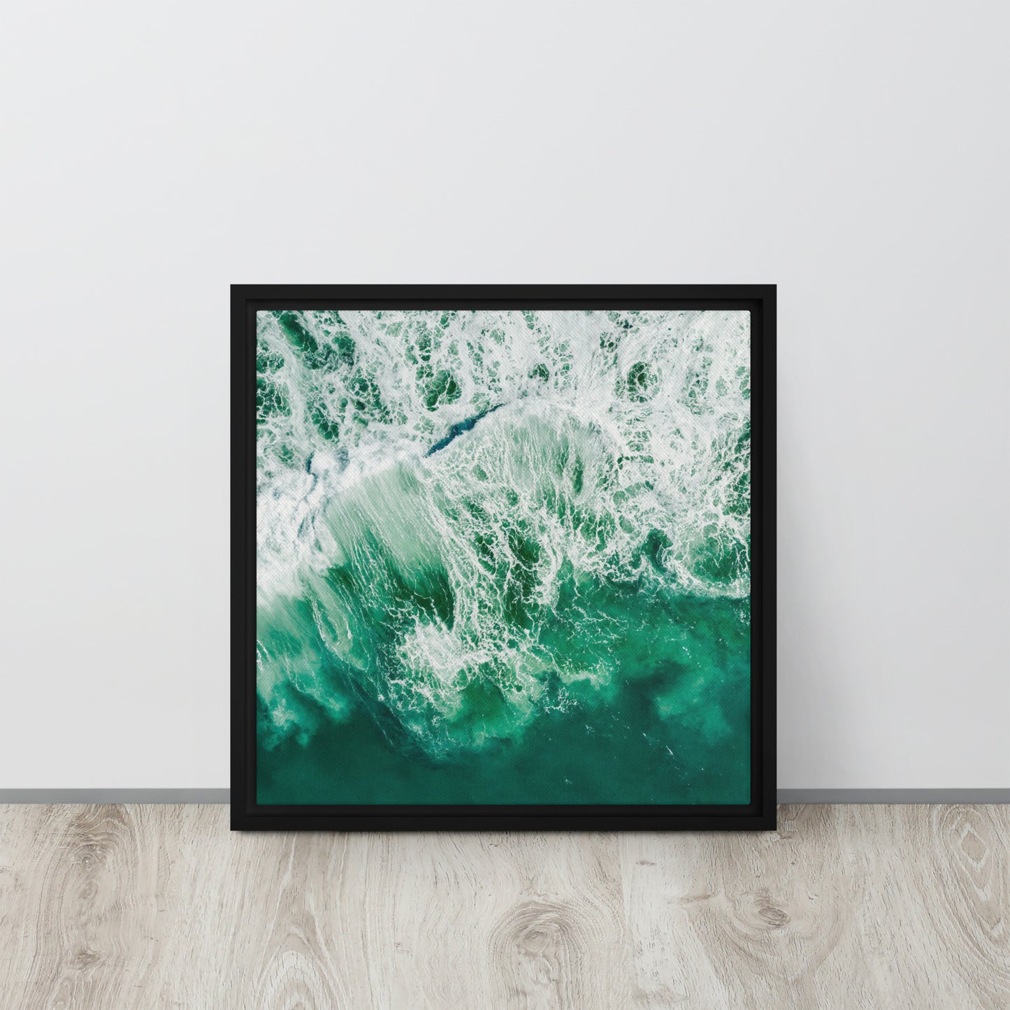 Ocean Waves. Framed canvas