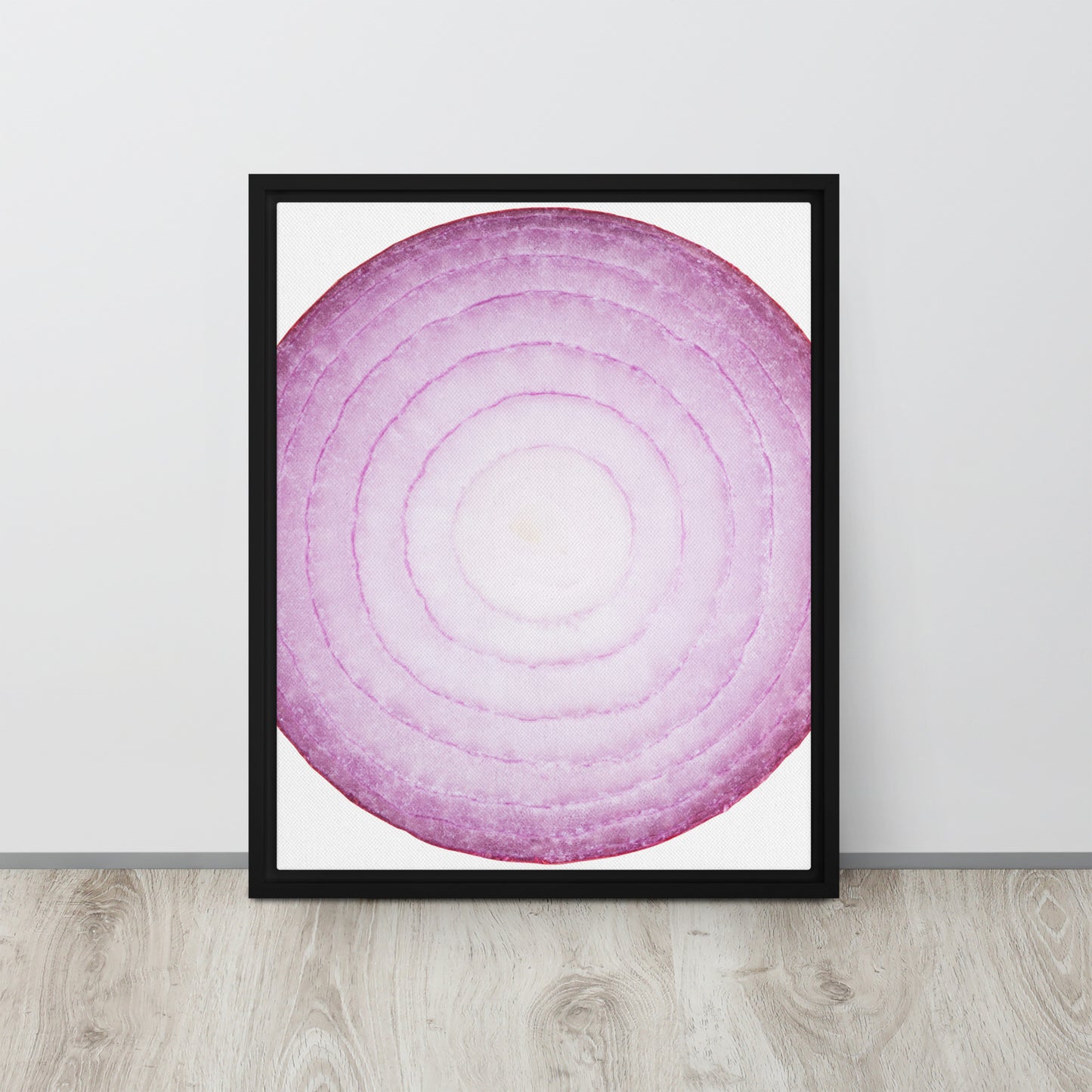 ONION. Framed canvas