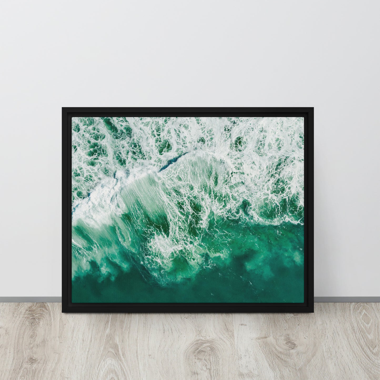 Ocean Waves. Framed canvas