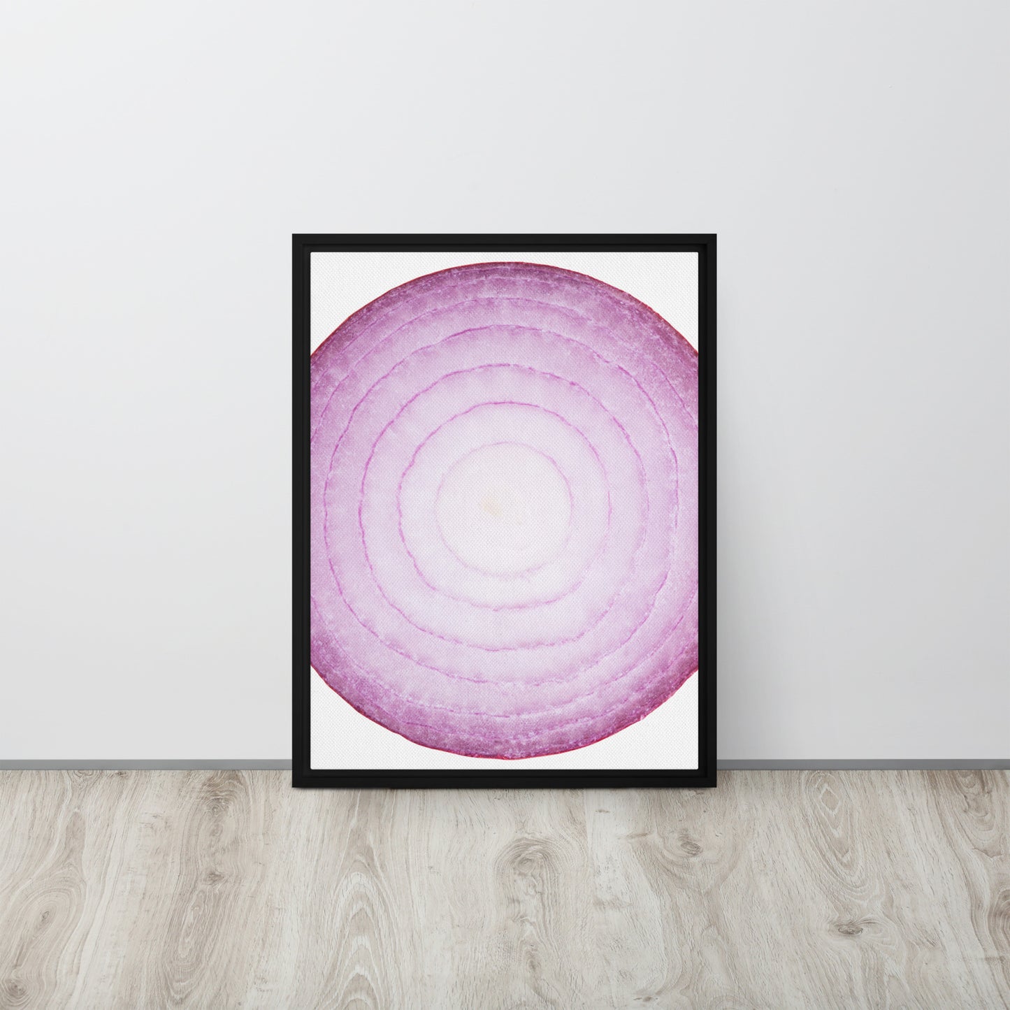 ONION. Framed canvas