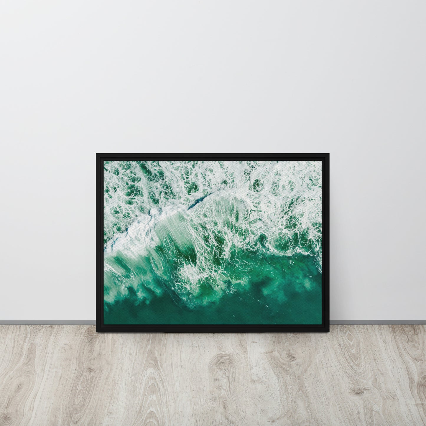 Ocean Waves. Framed canvas