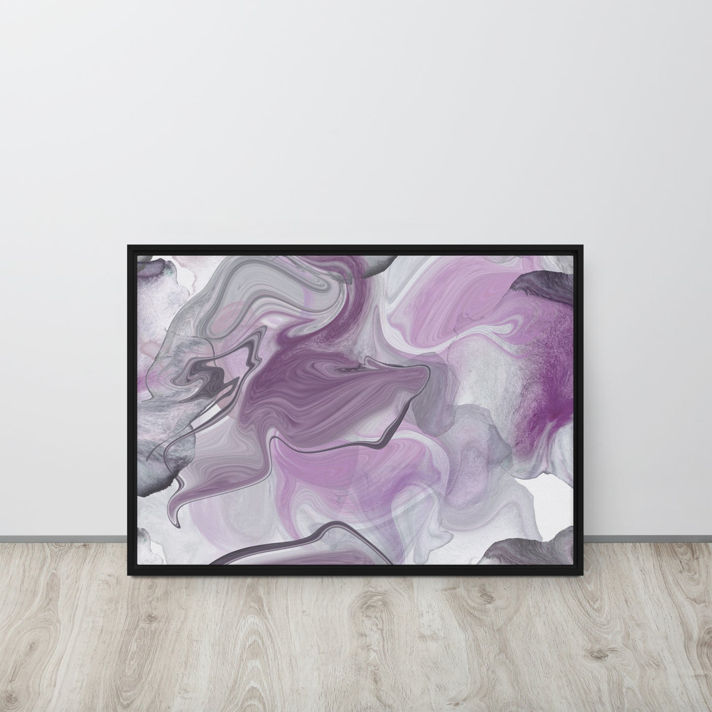 Calm. Framed canvas