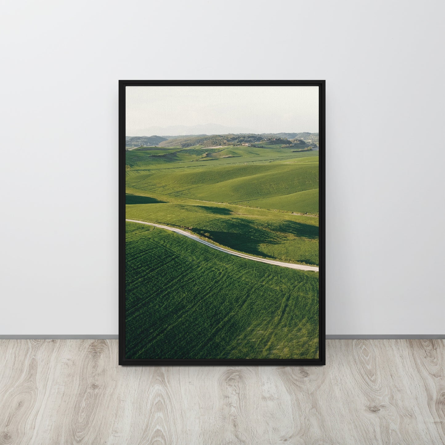 COUNTRY PEACE. Framed canvas