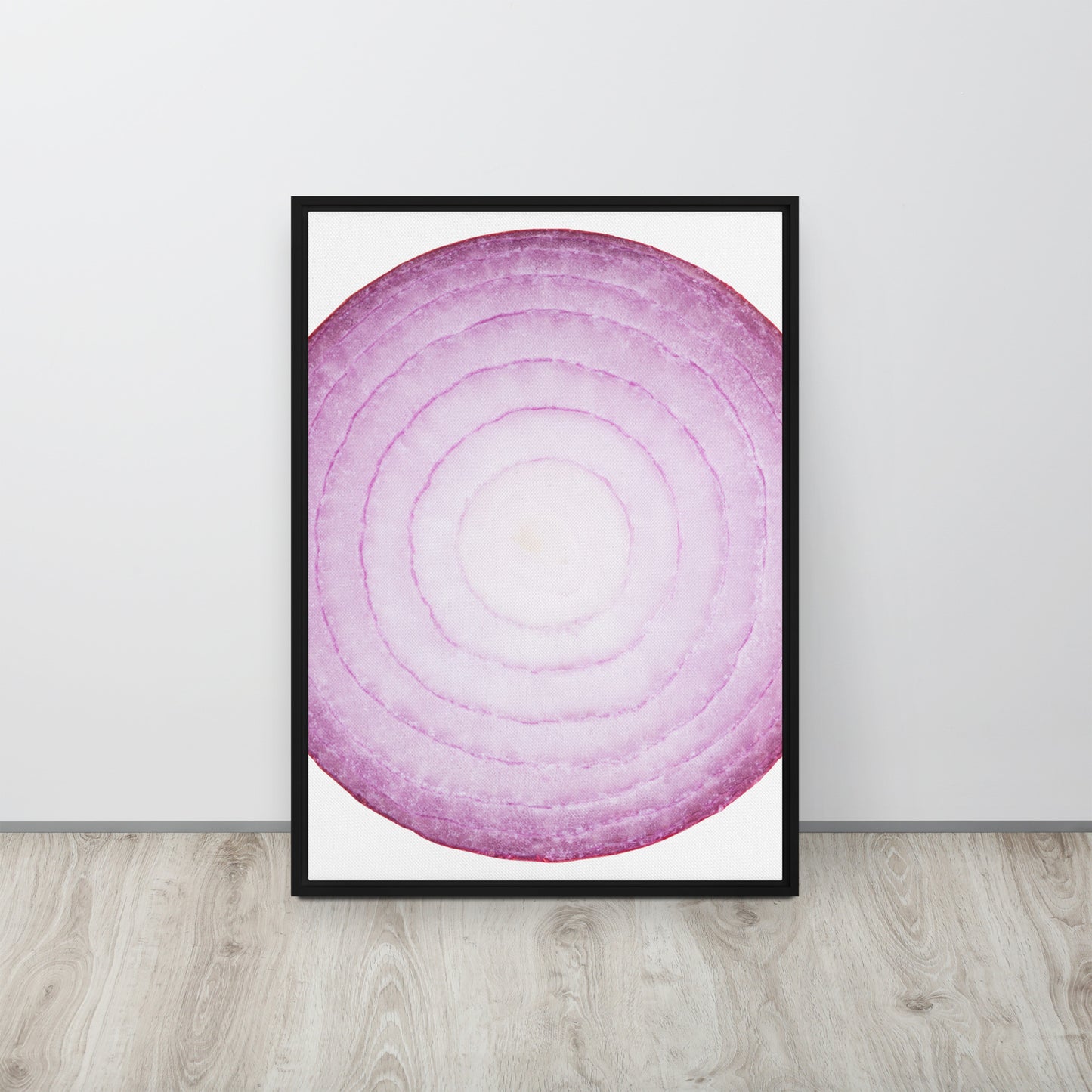 ONION. Framed canvas