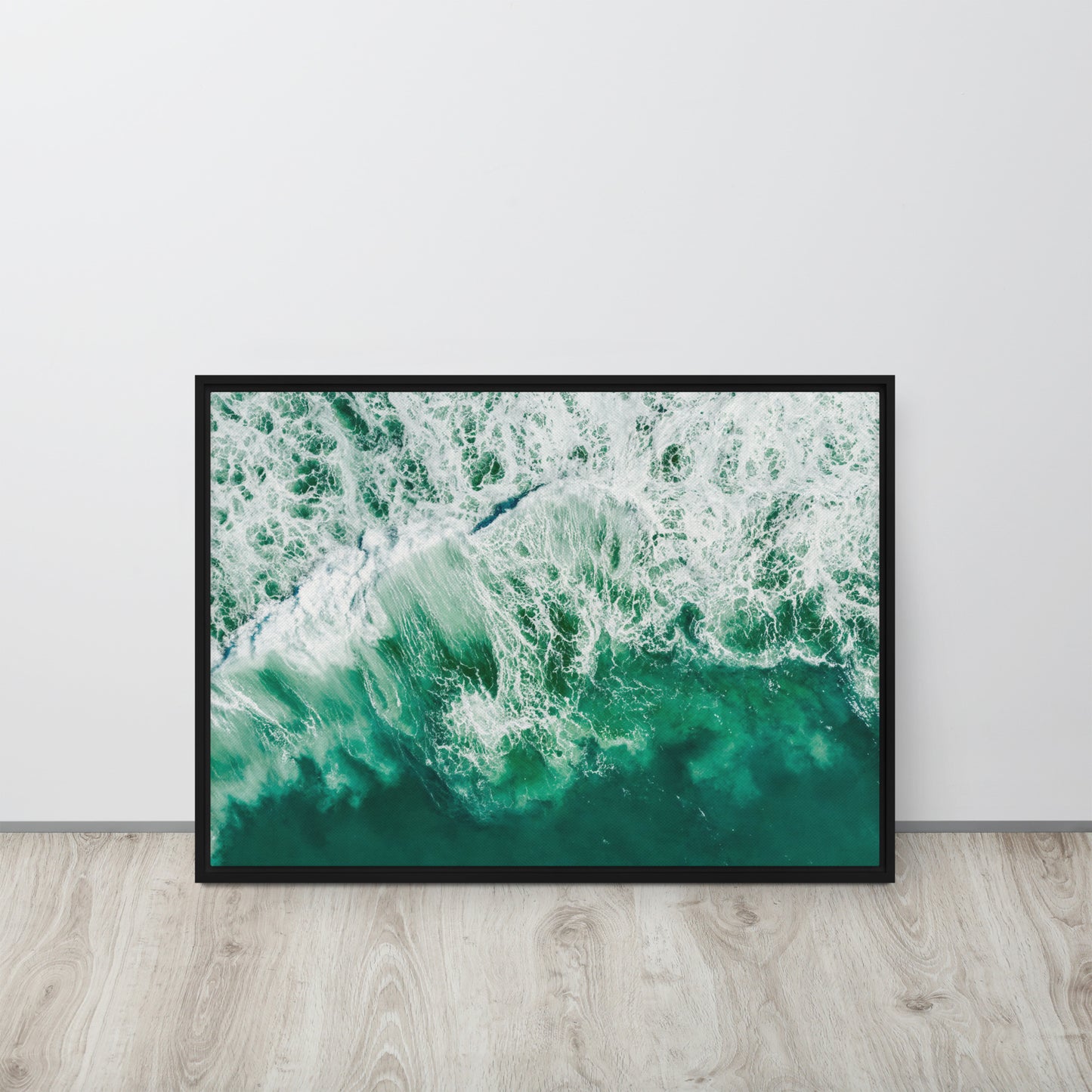 Ocean Waves. Framed canvas