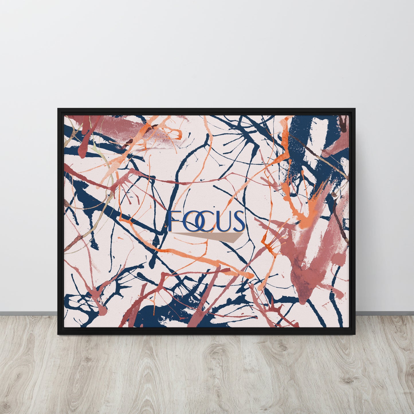 FOCUS. Framed canvas