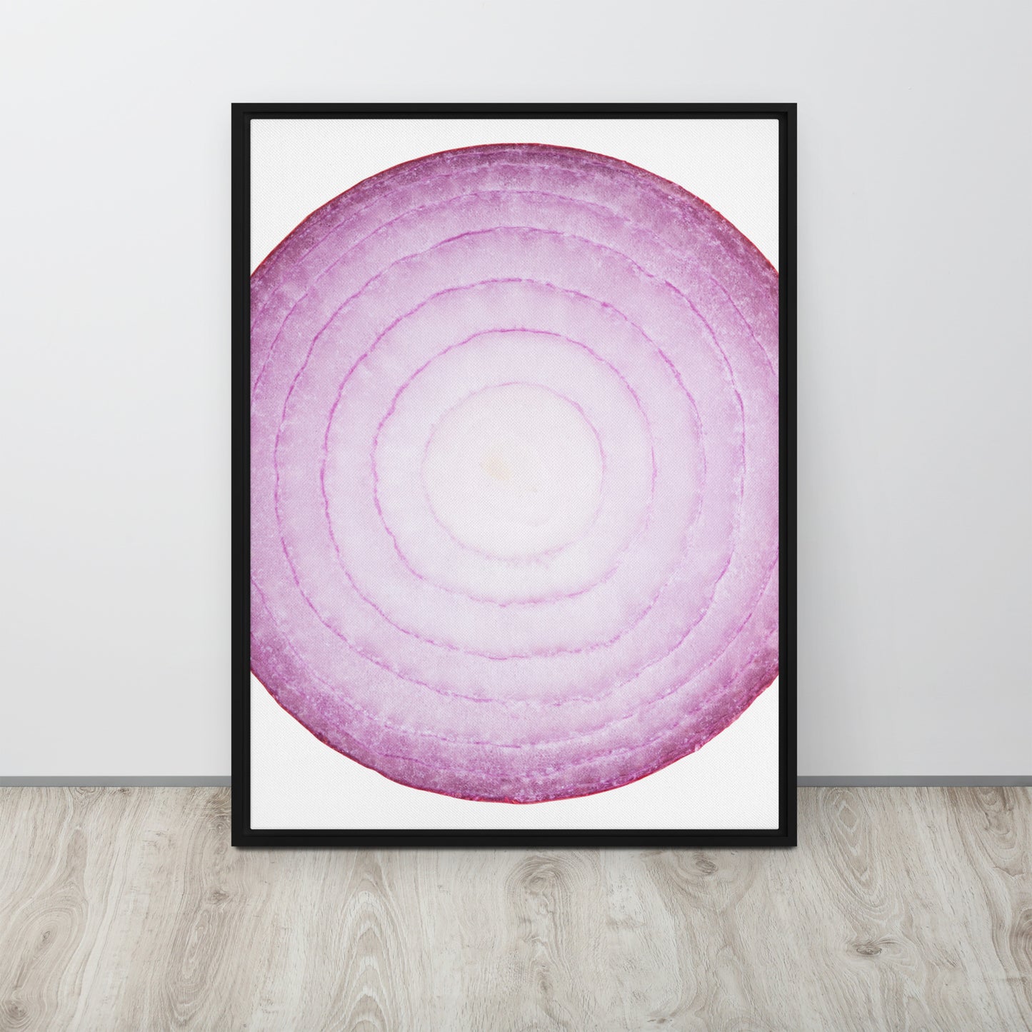 ONION. Framed canvas