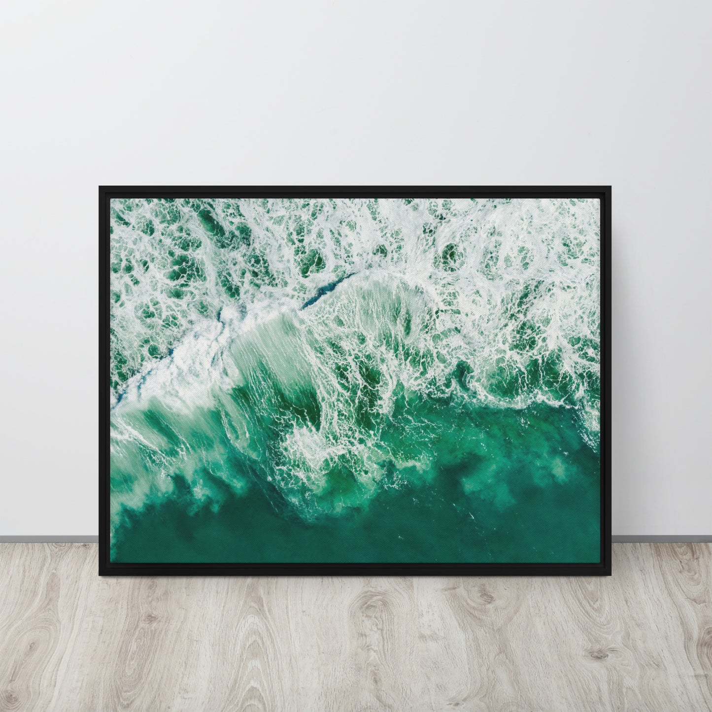 Ocean Waves. Framed canvas