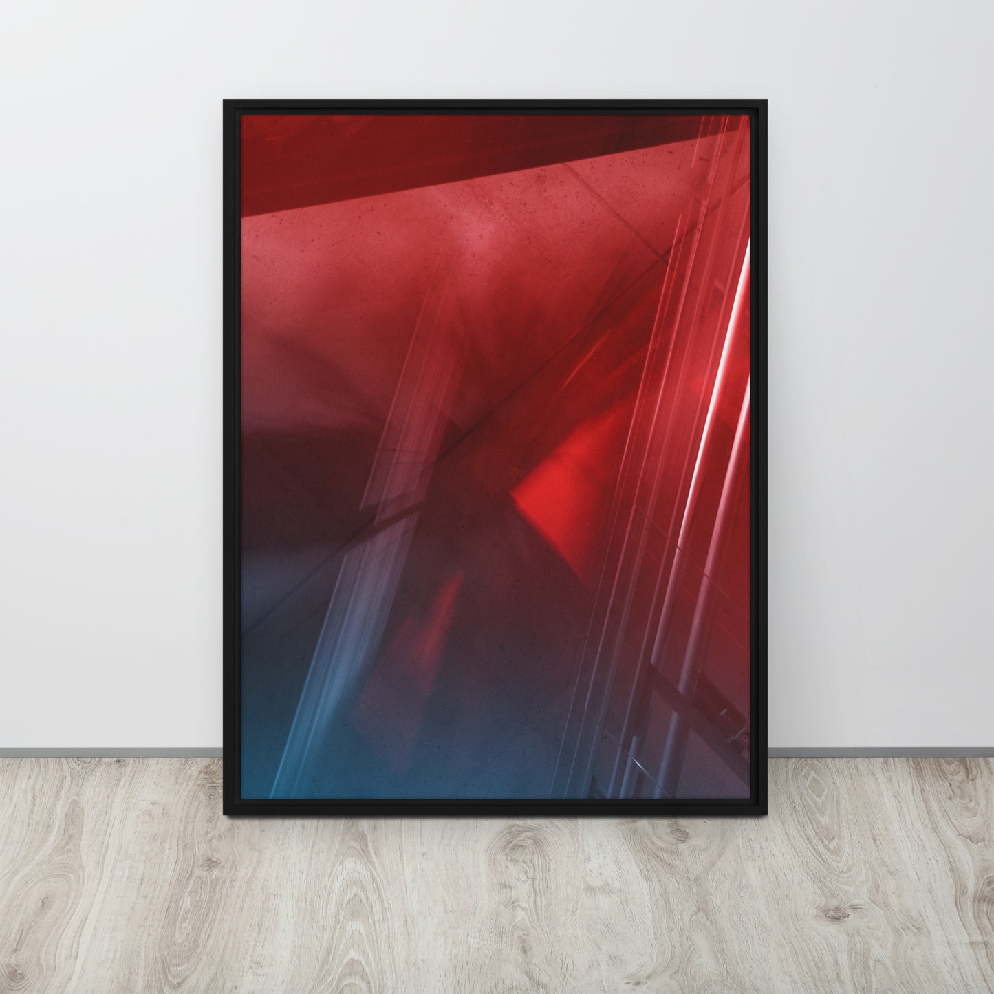 Fire & Ice. Framed canvas