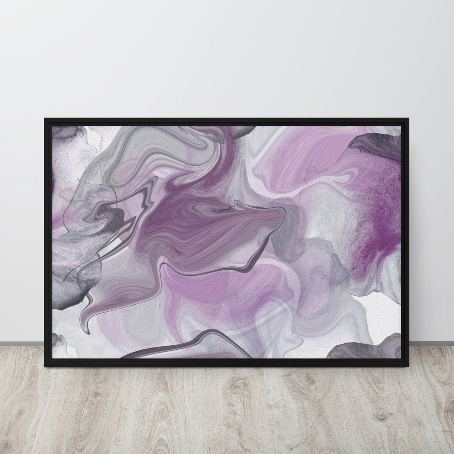 Calm. Framed canvas