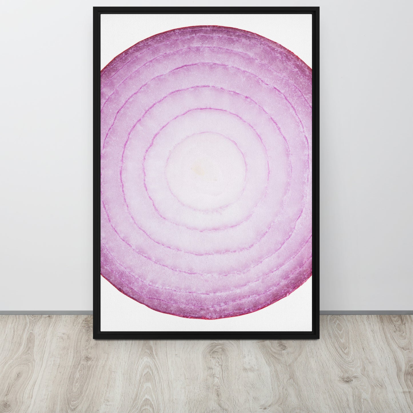 ONION. Framed canvas