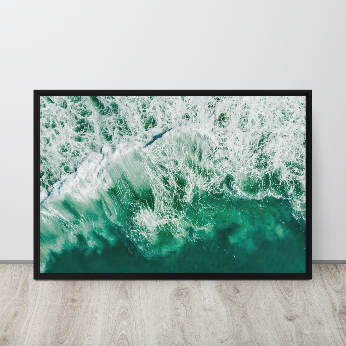 Ocean Waves. Framed canvas