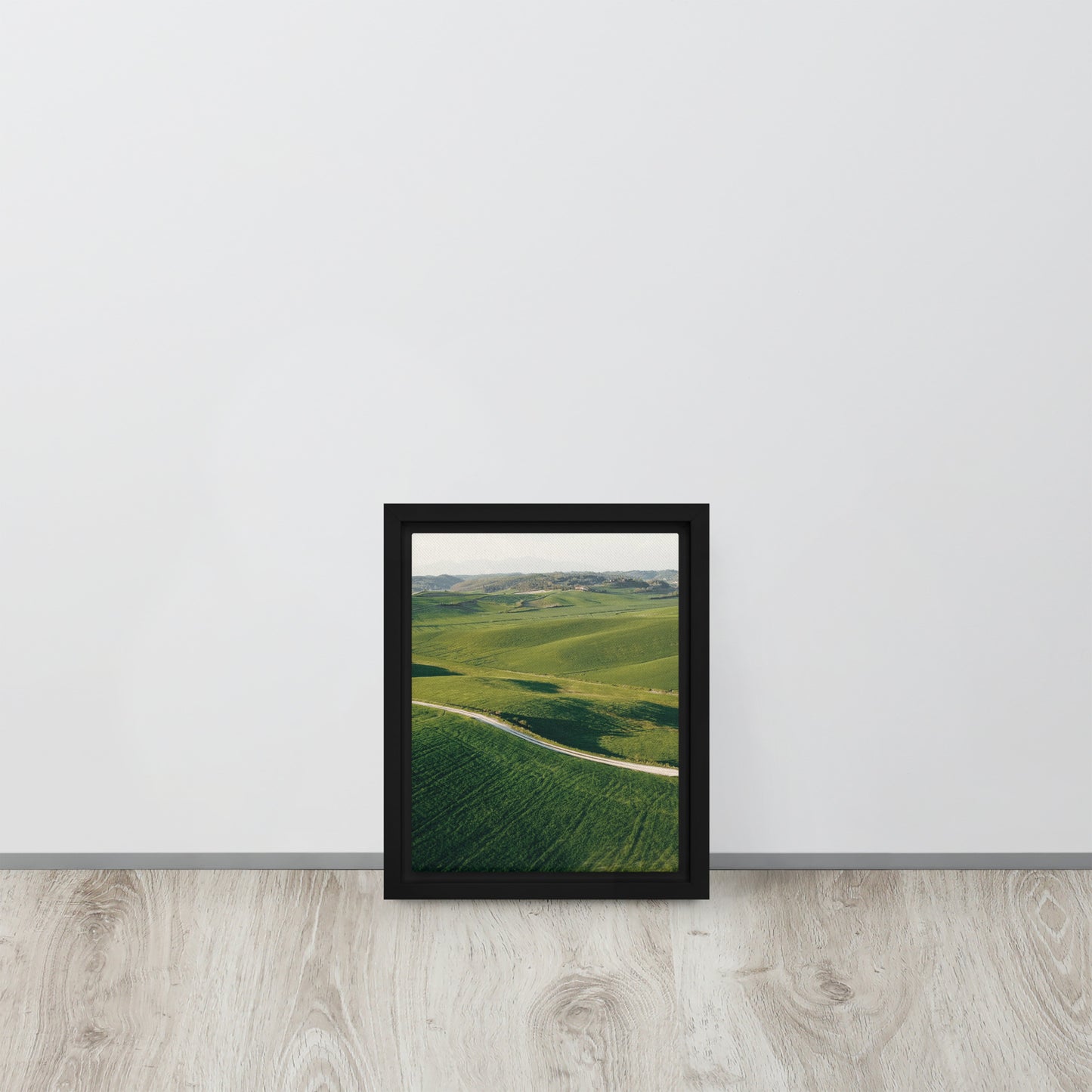 COUNTRY PEACE. Framed canvas