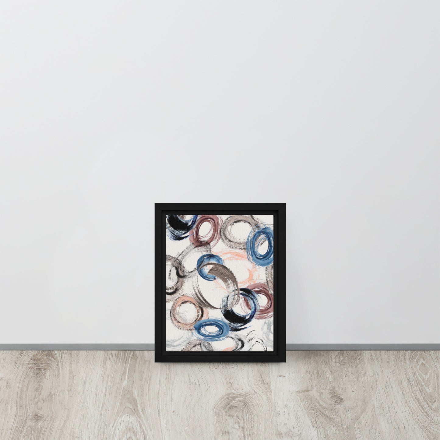 CIRCLES. Framed canvas