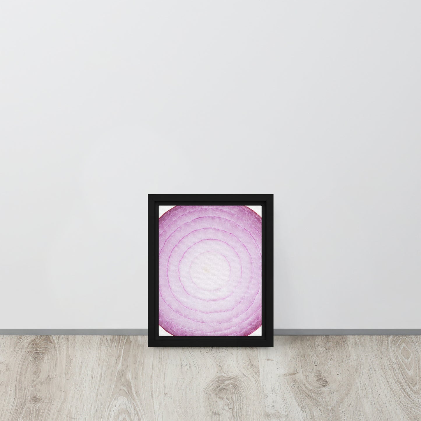 ONION. Framed canvas