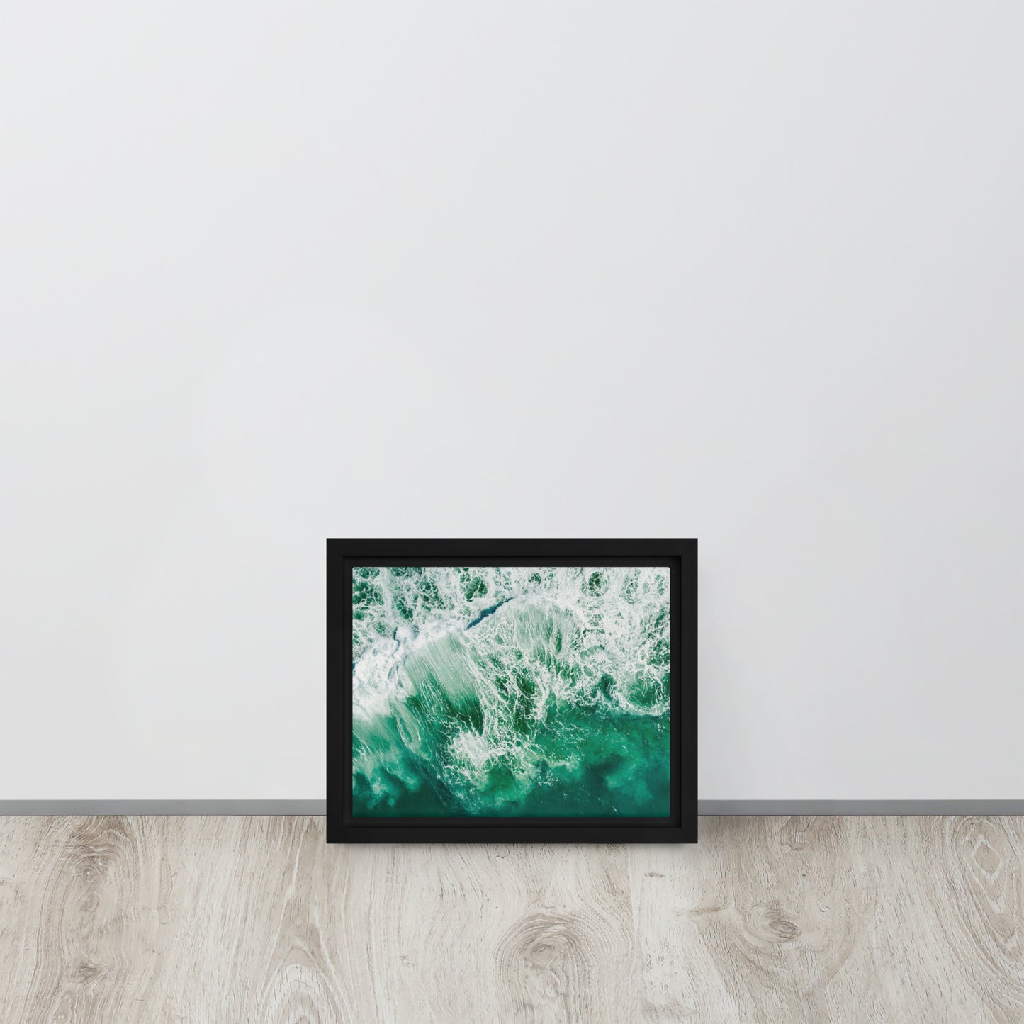 Ocean Waves. Framed canvas