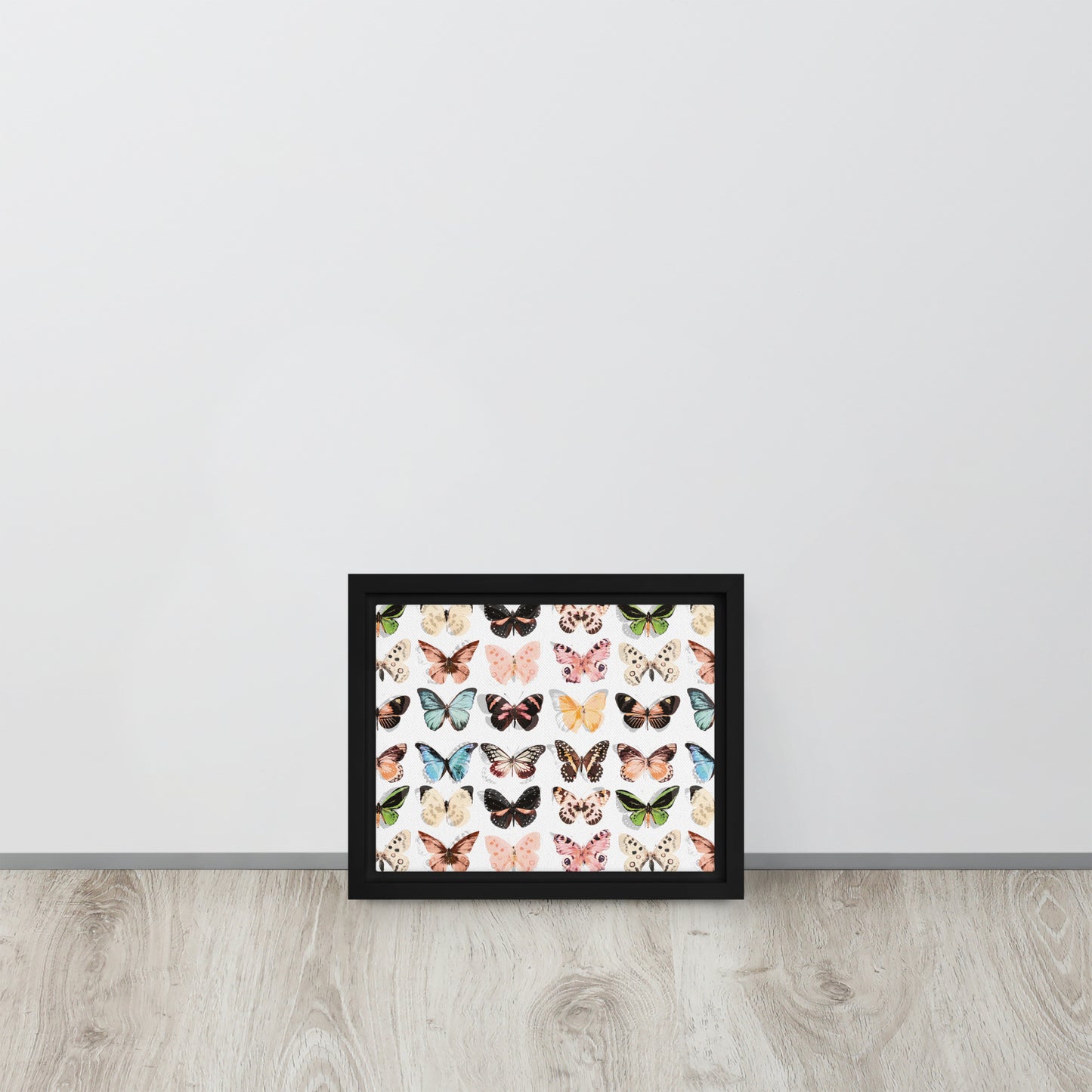 Butterfly. Framed canvas