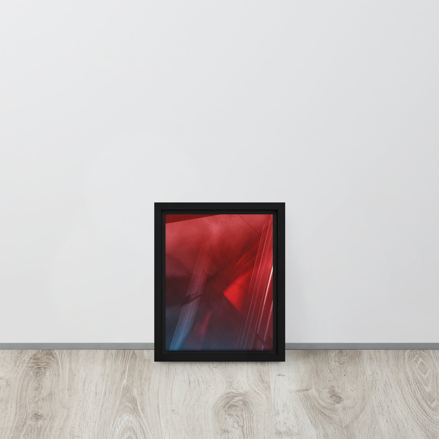 Fire & Ice. Framed canvas