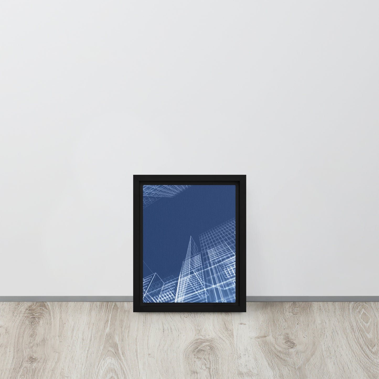 Architected. Framed canvas