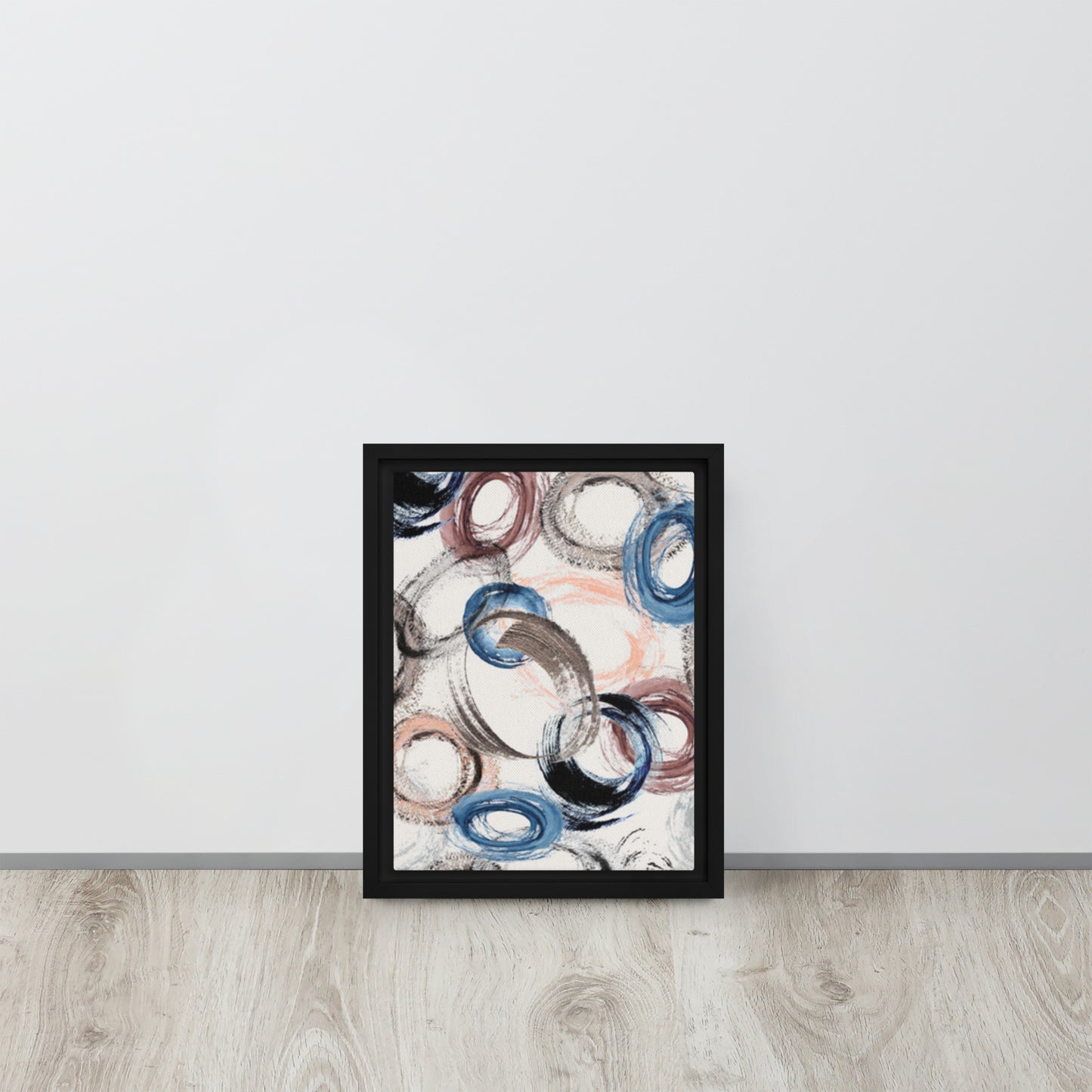 CIRCLES. Framed canvas