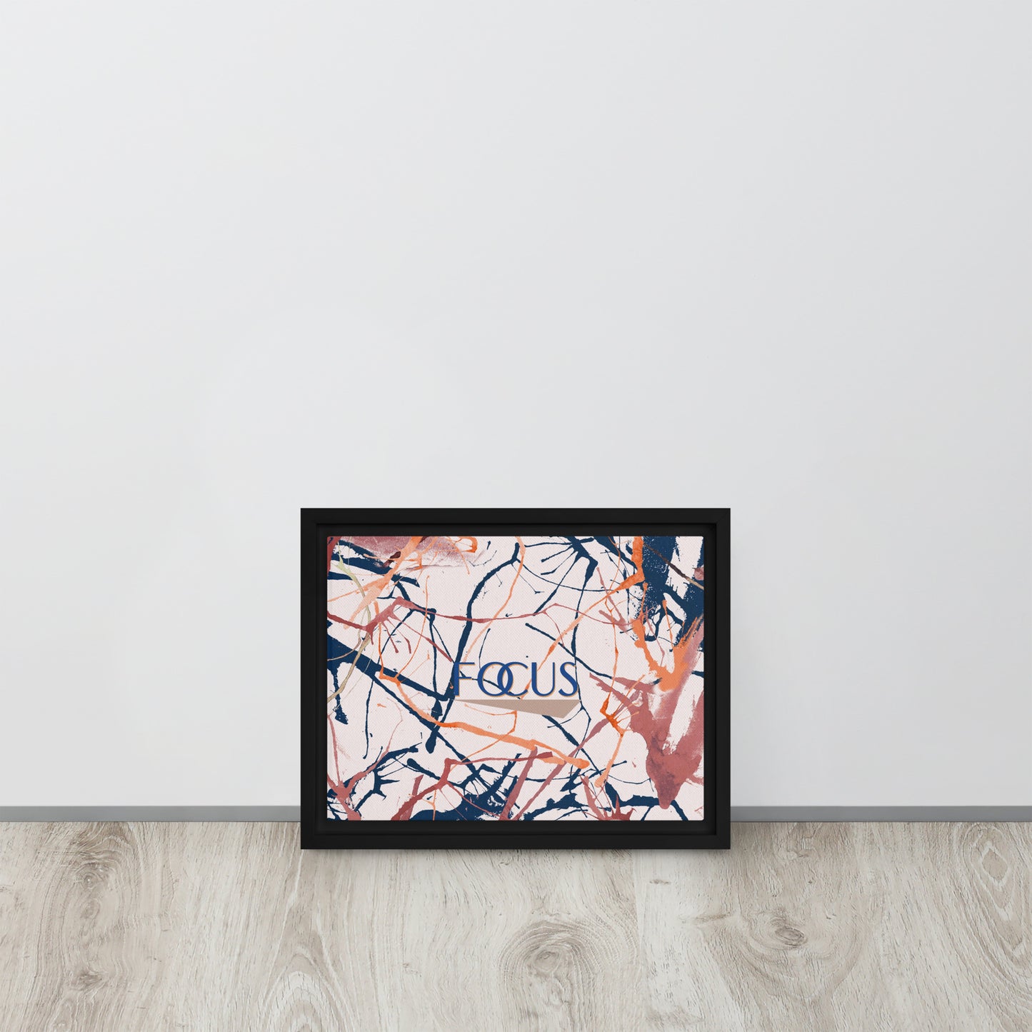 FOCUS. Framed canvas