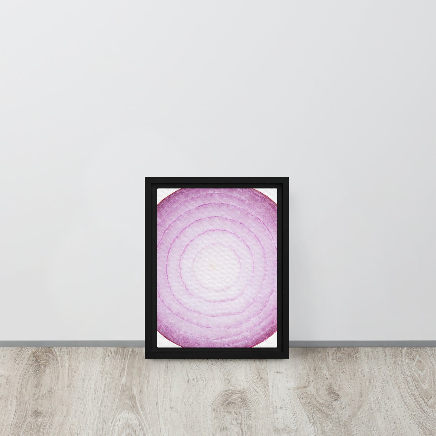 ONION. Framed canvas