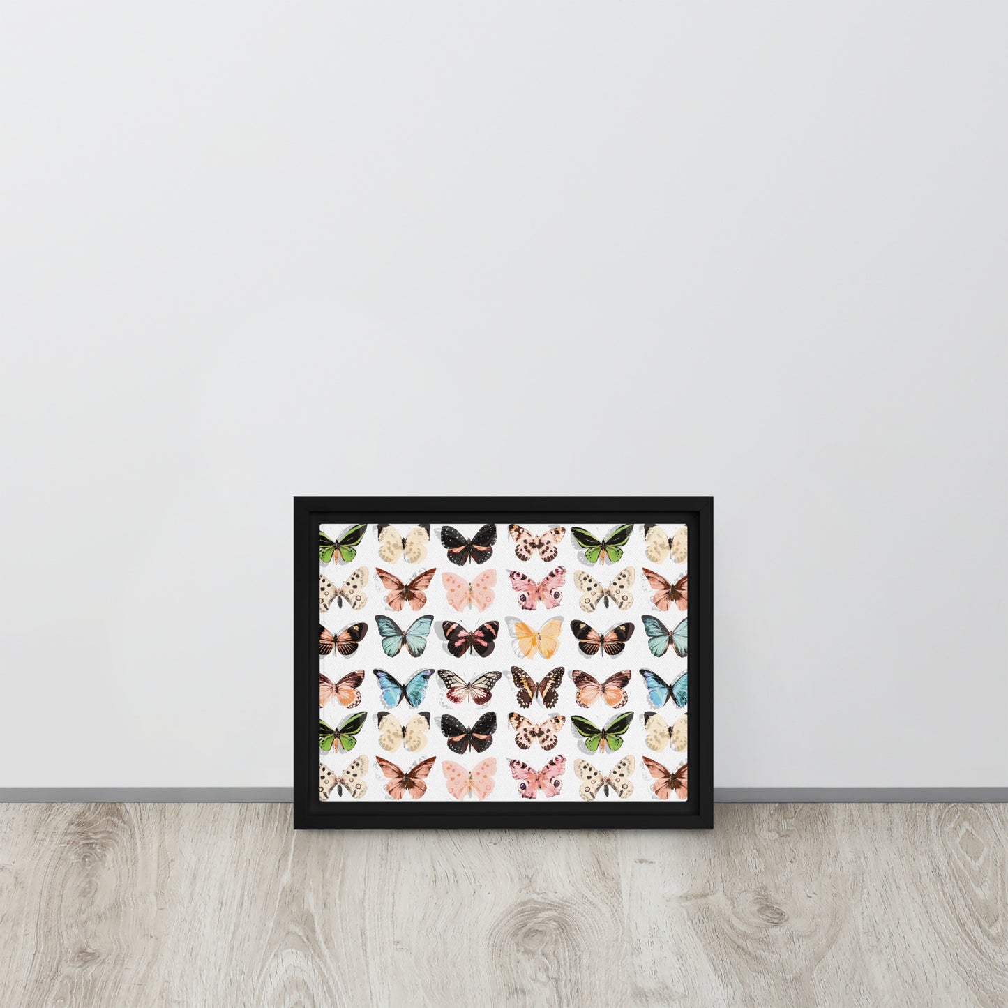 Butterfly. Framed canvas